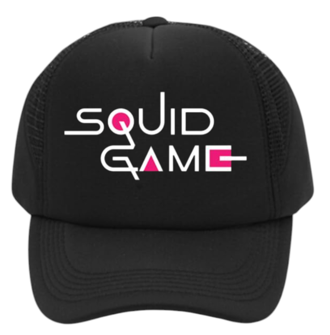 Gaming Hat Adjustable Snapback Trucker Hat Squid Game Gaming Hat Gift for Gamer