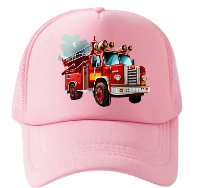 Truck Driver Hat Trucker Hat Outdoors Hat Fire Department Hat Fire Truck