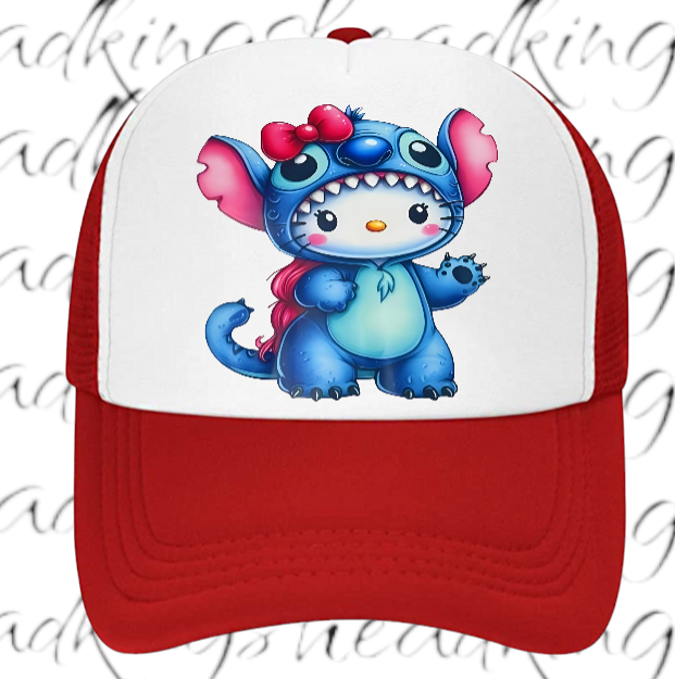 Anime Hat Ribbon Hat Adjustable Snapback Trucker Hat Anime Character Hat