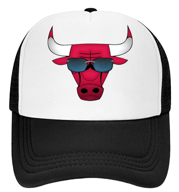 Bulls Football Hat Adjustable Snapback Trucker Hat Football Season Hat