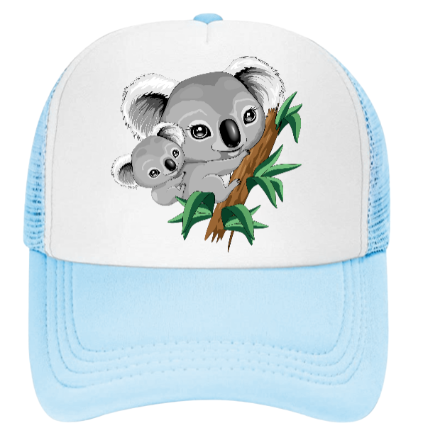 Koala Baseball Hat Trucker Hat Adjustable Unisex Hat Snapback Animal Lover Hat