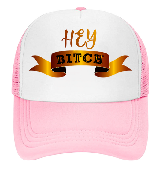 Funny Hat Adjustable Snapback Trucker Hey BItch Certified Hat Outdoors Hat