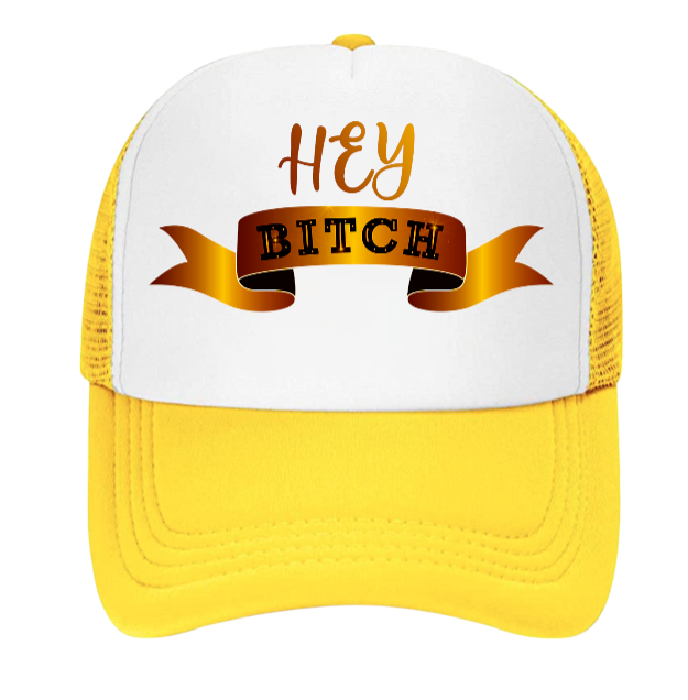 Funny Hat Adjustable Snapback Trucker Hey BItch Certified Hat Outdoors Hat