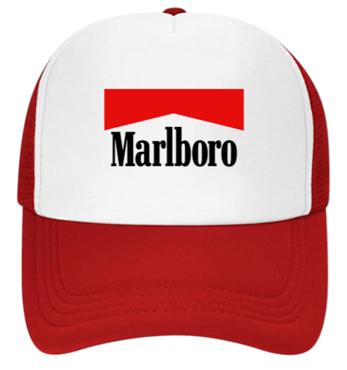 Marlboro Hat Backwoods Hat Adjustable Snapback Trucker Hat Smoke Shop Alien Hat