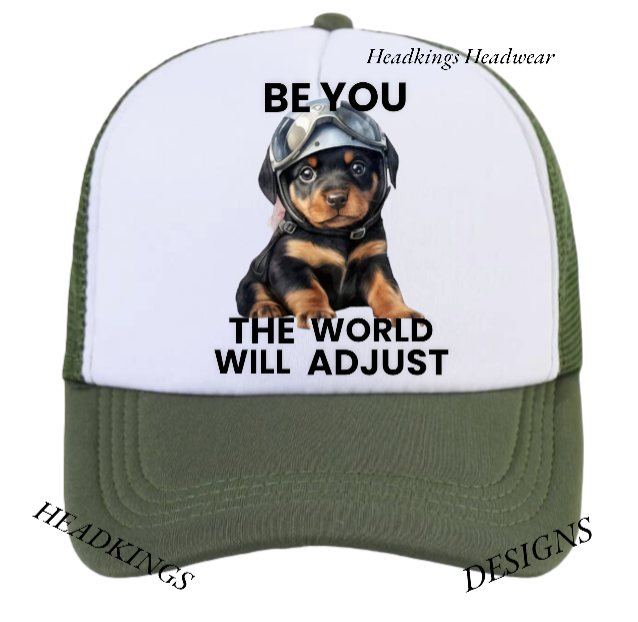 Dog Hat Adjustable Snapback Trucker Hat Be You The World Will Adjust Outdoor Hat