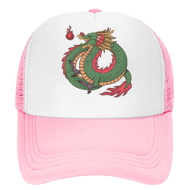 Dragon Hat Baseball Hat Trucker Hat Adjustable Snapback Hat Danger Fire Dragon