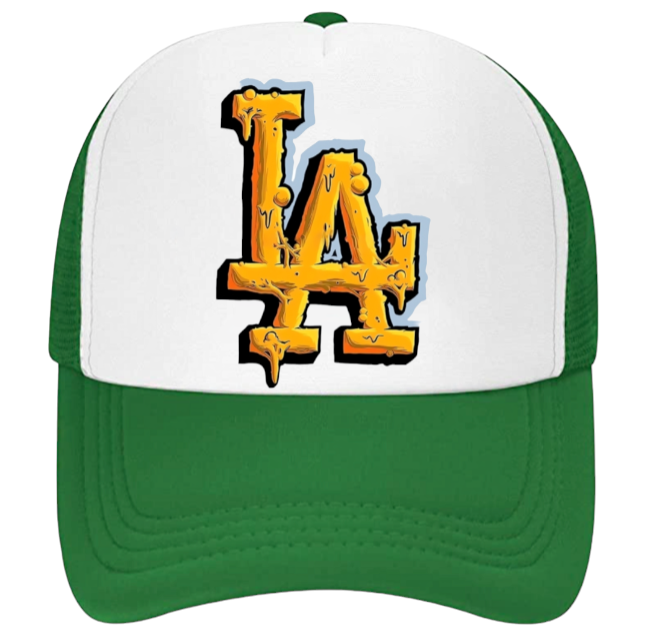 LA Dodgers Hat Adjustable Snapback Trucker Hat  Baseball Hat Los Angeles Heart
