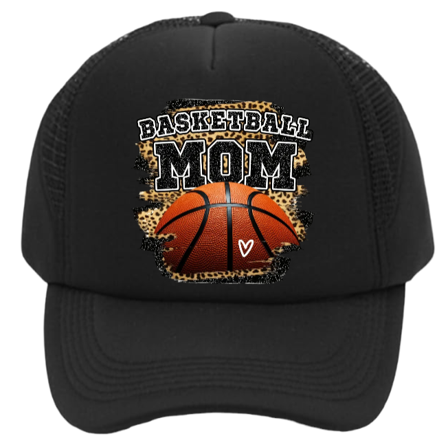 Basketball Hat Trucker Adjustable Hat Snapback Women Hat Basketball Mom Hat