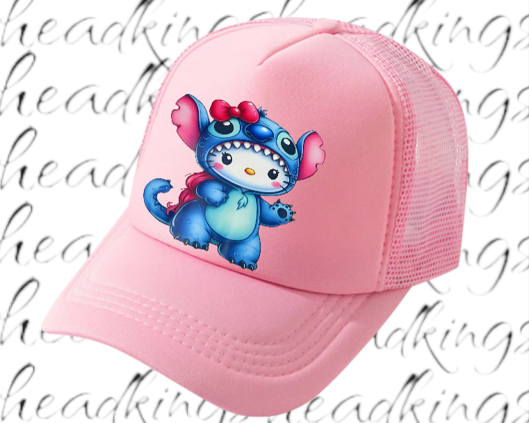 Anime Hat Ribbon Hat Adjustable Snapback Trucker Hat Anime Character Hat