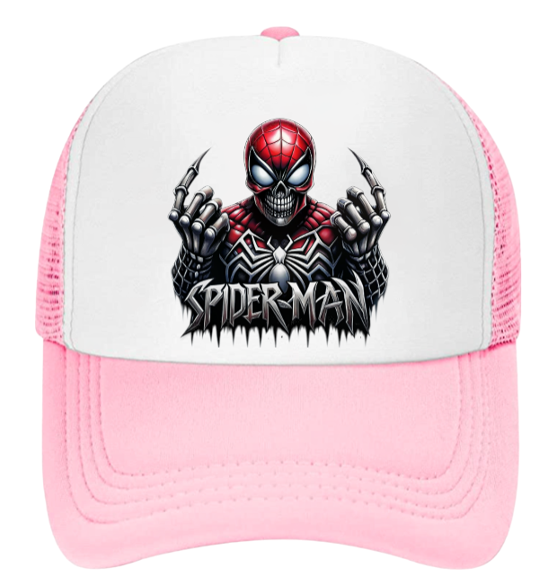 Spiderman Hat Adjustable Snapback Trucker Hat Spider Web Spiderman Superhero Hat