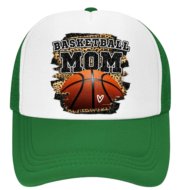 Basketball Hat Trucker Adjustable Hat Snapback Women Hat Basketball Mom Hat